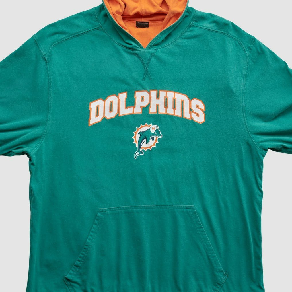 Miami Dolphins 2010s Hooded Pullover Sweatshirt - Teal Vintage cheap