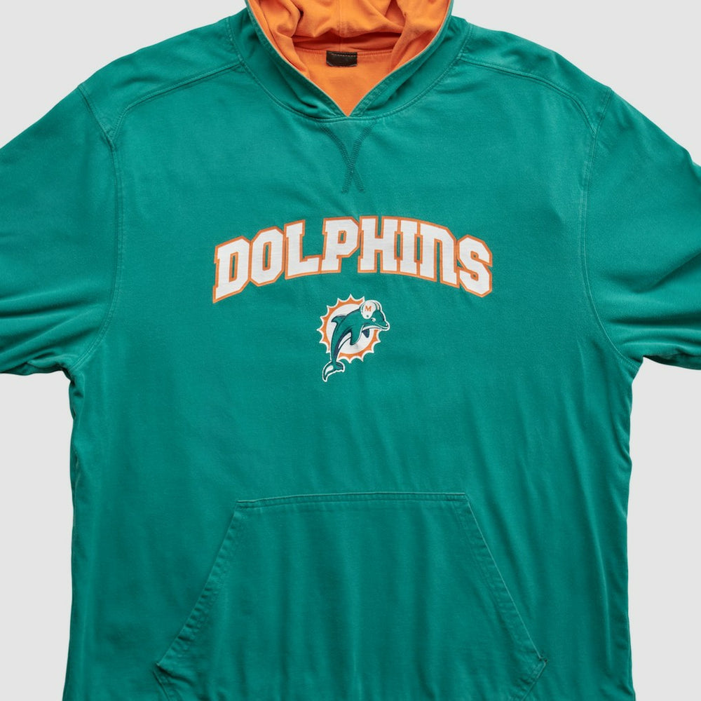 Miami Dolphins 2010s Hooded Pullover Sweatshirt - Teal Vintage cheap