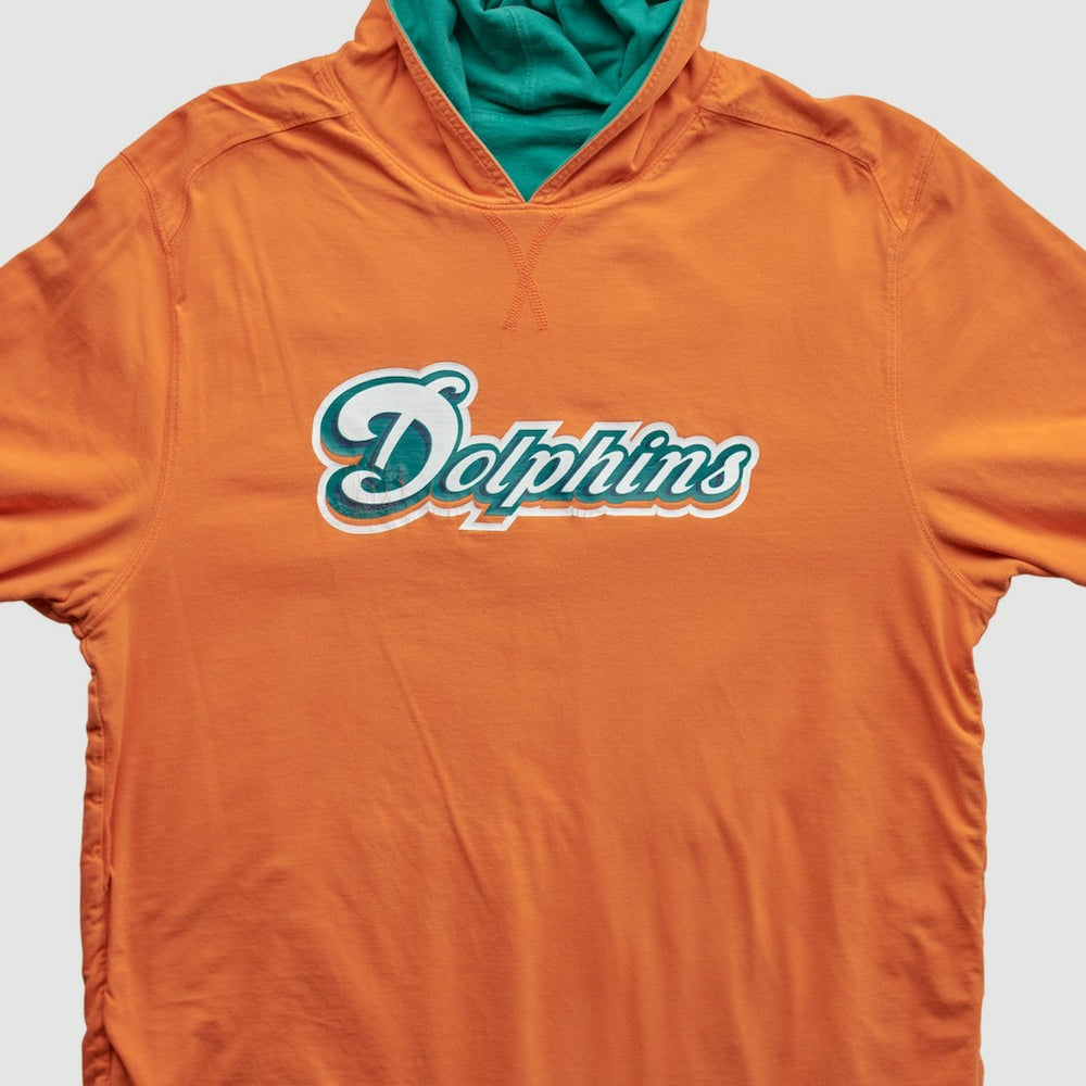 Miami Dolphins 2010s Hooded Pullover Sweatshirt - Teal Vintage cheap