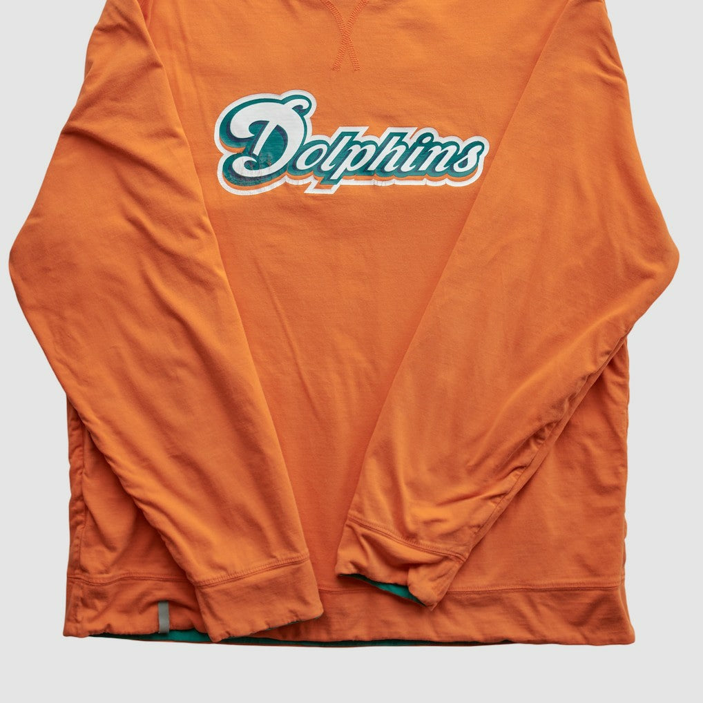 Miami Dolphins 2010s Hooded Pullover Sweatshirt - Teal Vintage cheap