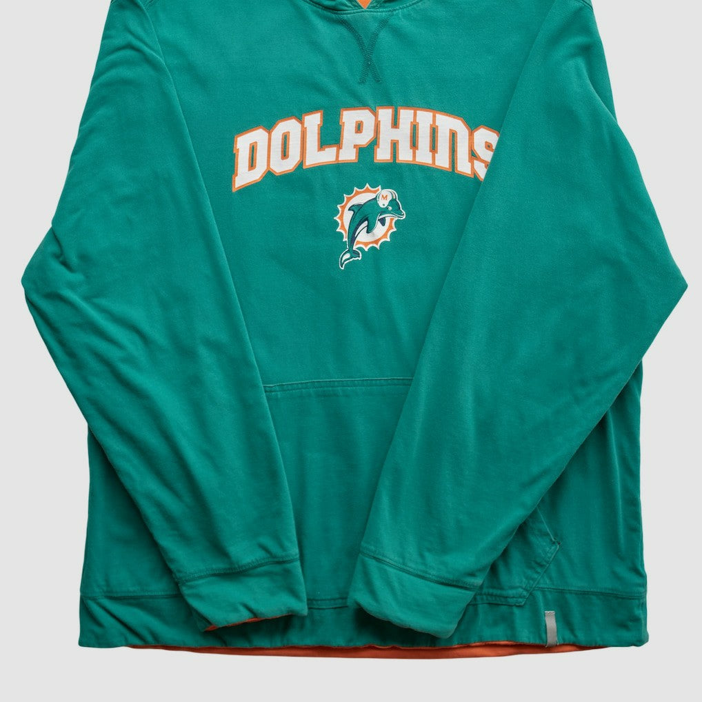 Miami Dolphins 2010s Hooded Pullover Sweatshirt - Teal Vintage cheap