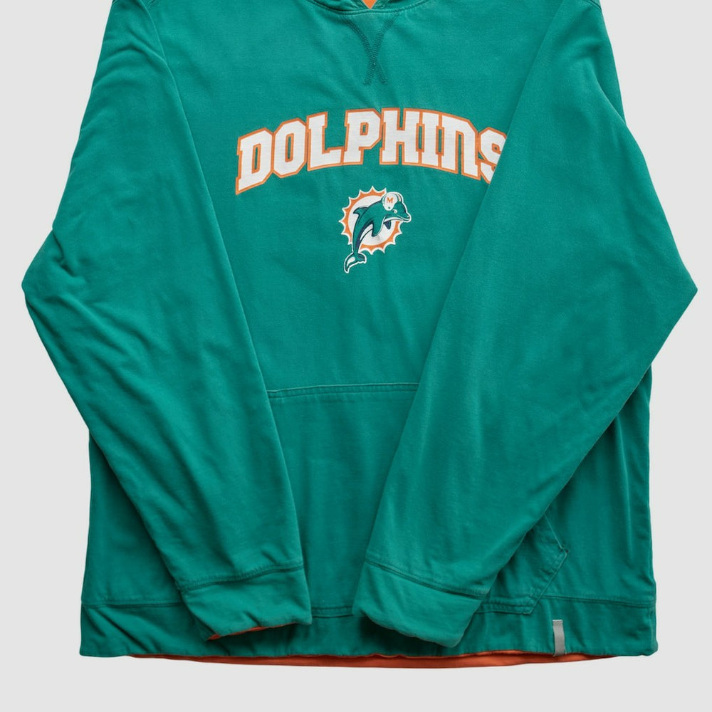 Miami Dolphins 2010s Hooded Pullover Sweatshirt - Teal Vintage cheap