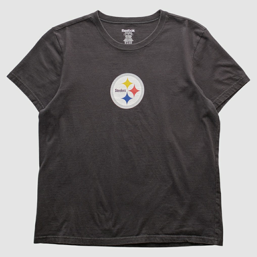 Pittsburgh Steelers Reebok 2000s T-shirt - Black Vintage cheap