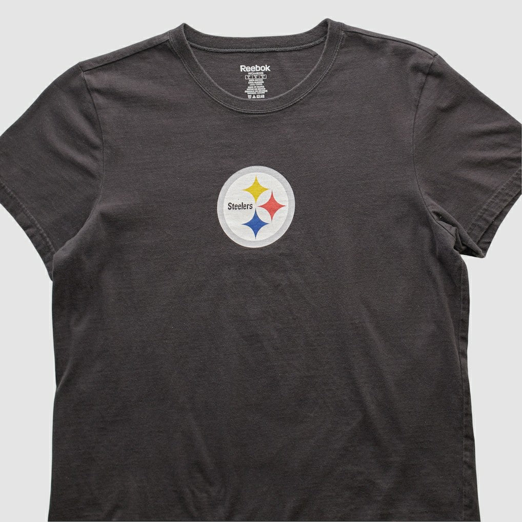 Pittsburgh Steelers Reebok 2000s T-shirt - Black Vintage cheap