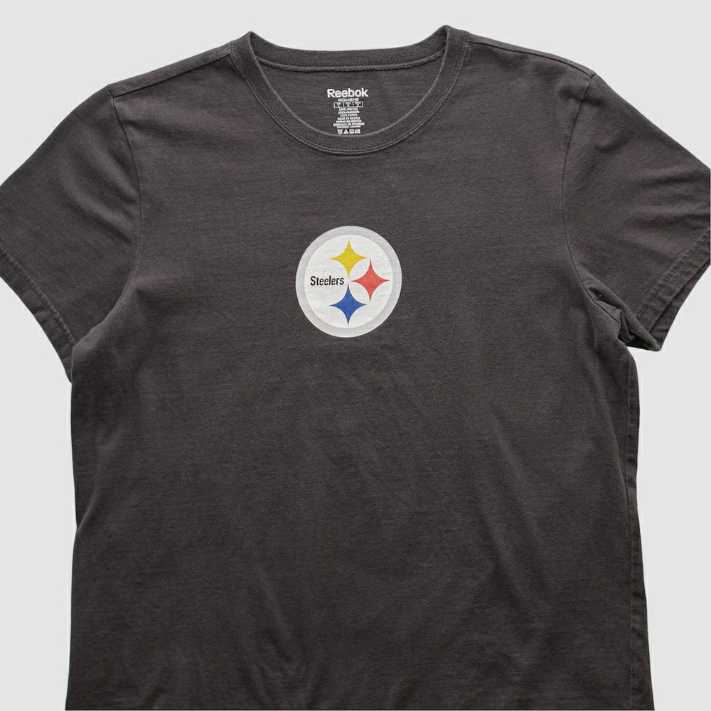 Pittsburgh Steelers Reebok 2000s T-shirt - Black Vintage cheap