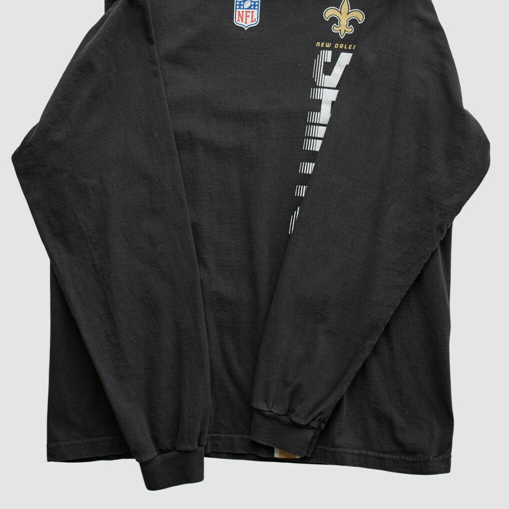 New Orleans Saints Reebok 2000s Long Sleeve T-shirt - Black Vintage outlet
