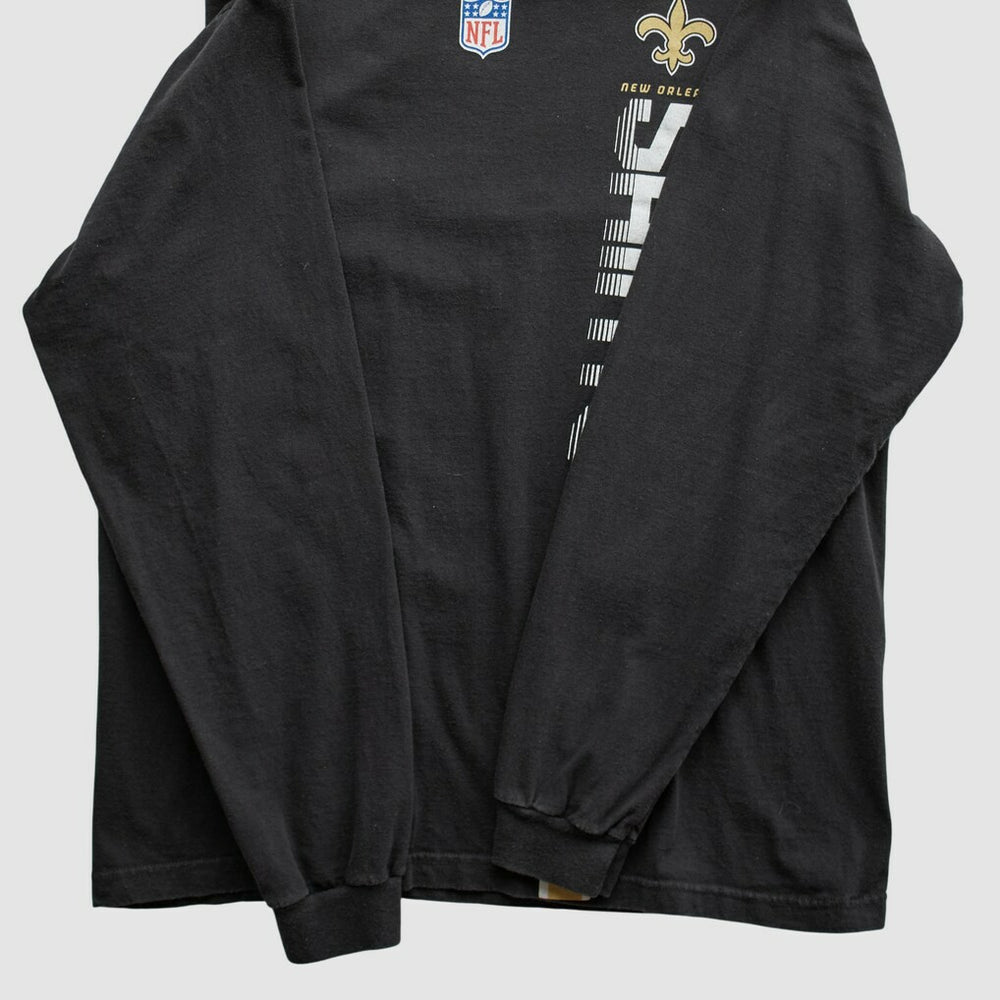 New Orleans Saints Reebok 2000s Long Sleeve T-shirt - Black Vintage outlet