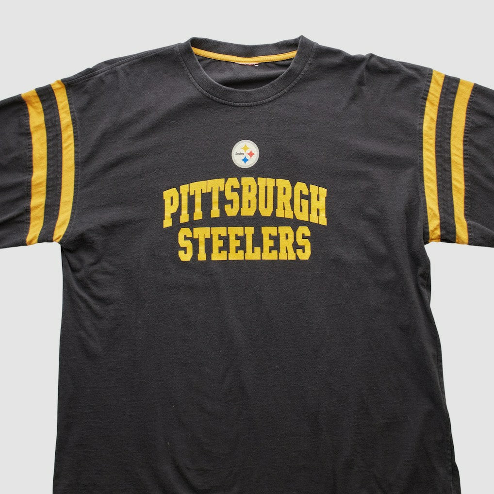 Pittsburgh Steelers 2000s Long Sleeve T-shirt - Black Vintage sale