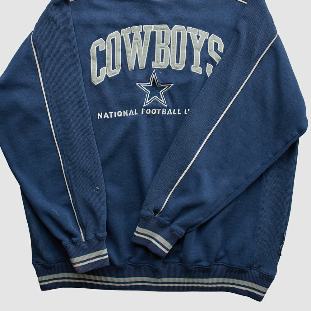 Dallas Cowboys Lee Apparel 90s Pullover Sweatshirt - Navy Vintage on sale