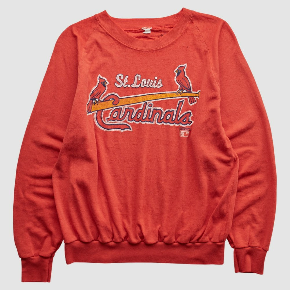 St. Louis Cardinals 80s Pullover Sweatshirt Red Vintage