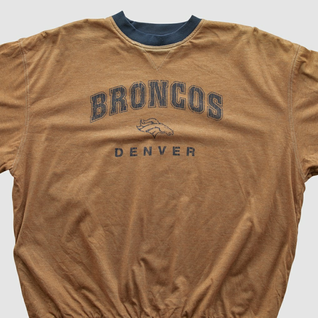 Denver Broncos 2000s Pullover Sweatshirt - Tan Vintage cheap
