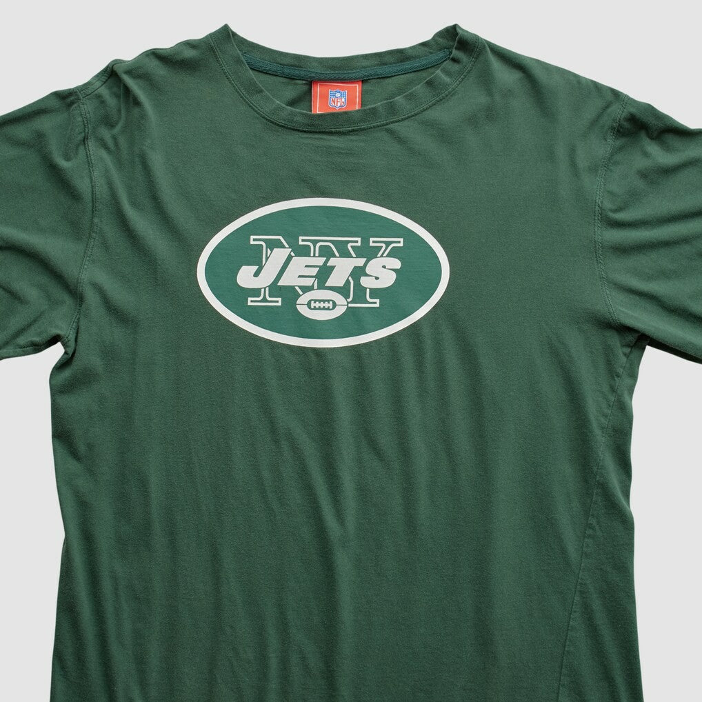 New York Jets NFL 2000s Long Sleeve T-shirt - Green Vintage sale