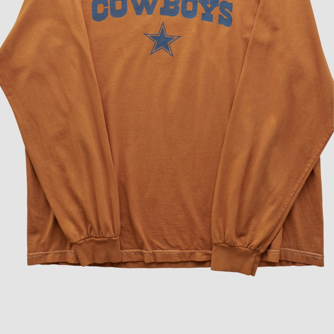 Dallas Cowboys 2000s Long Sleeve T-shirt - Orange Vintage sale