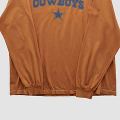Dallas Cowboys 2000s Long Sleeve T-shirt - Orange Vintage sale