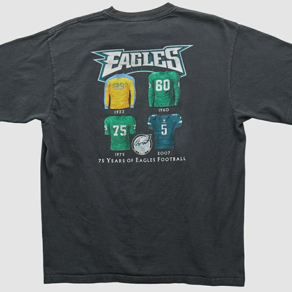 Philadelphia Eagles Realtree 2007 T-shirt - Charcoal Vintage cheap
