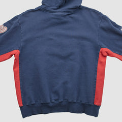 Washington Nationals Majestic 2000s Hooded Pullover Sweatshirt Navy Vintage
