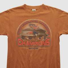 New England Patriots 2002 T-shirt - Orange Vintage online