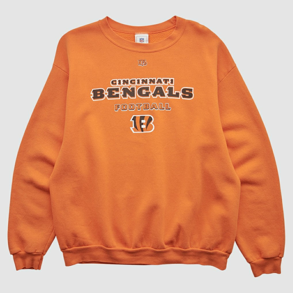 Cincinnati Bengals NFL 2000s Pullover Sweatshirt - Orange Vintage sale