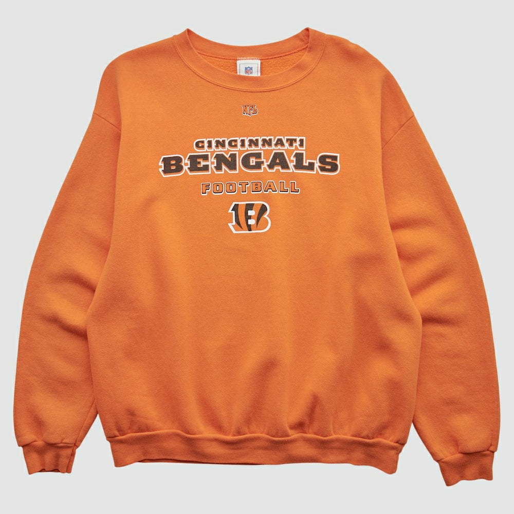 Cincinnati Bengals NFL 2000s Pullover Sweatshirt - Orange Vintage sale
