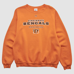 Cincinnati Bengals NFL 2000s Pullover Sweatshirt - Orange Vintage sale