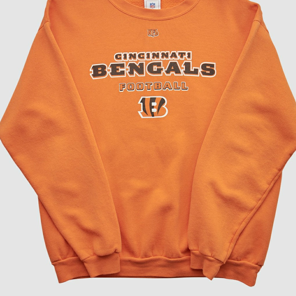 Cincinnati Bengals NFL 2000s Pullover Sweatshirt - Orange Vintage sale