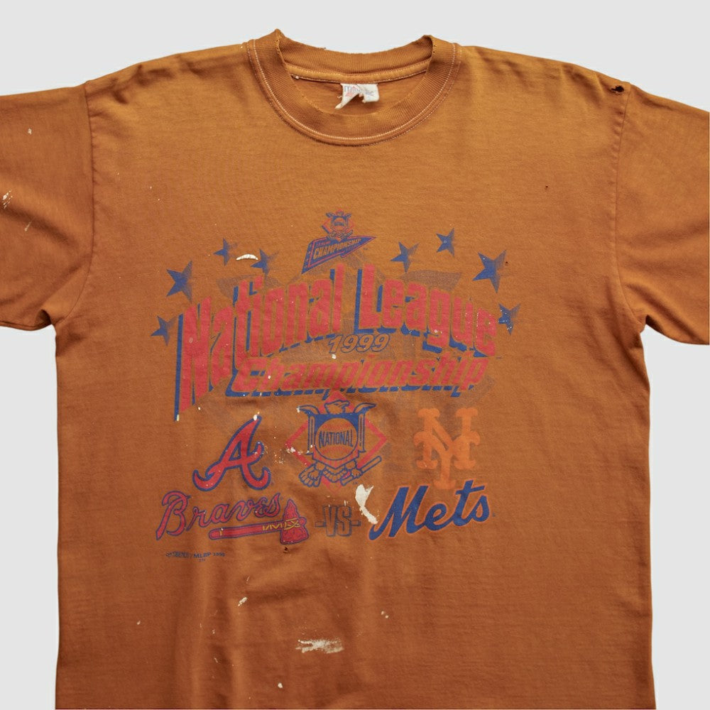 MLB National League Championship Majestic 1999 T-shirt Orange Vintage
