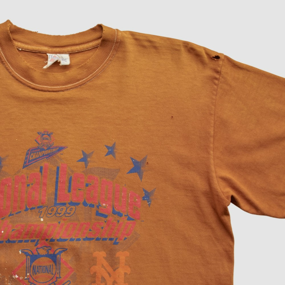 MLB National League Championship Majestic 1999 T-shirt Orange Vintage