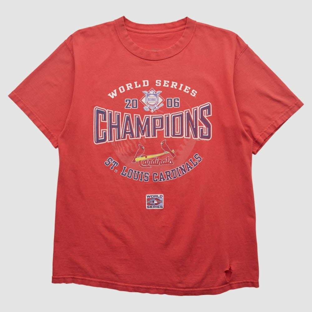 St. Louis Cardinals 2006 T-shirt Red Vintage