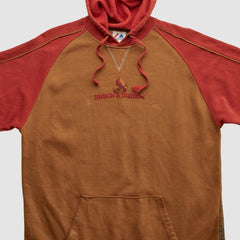 St. Louis Cardinals Majestic 2010s Hooded Pullover Sweatshirt Brown Vintage