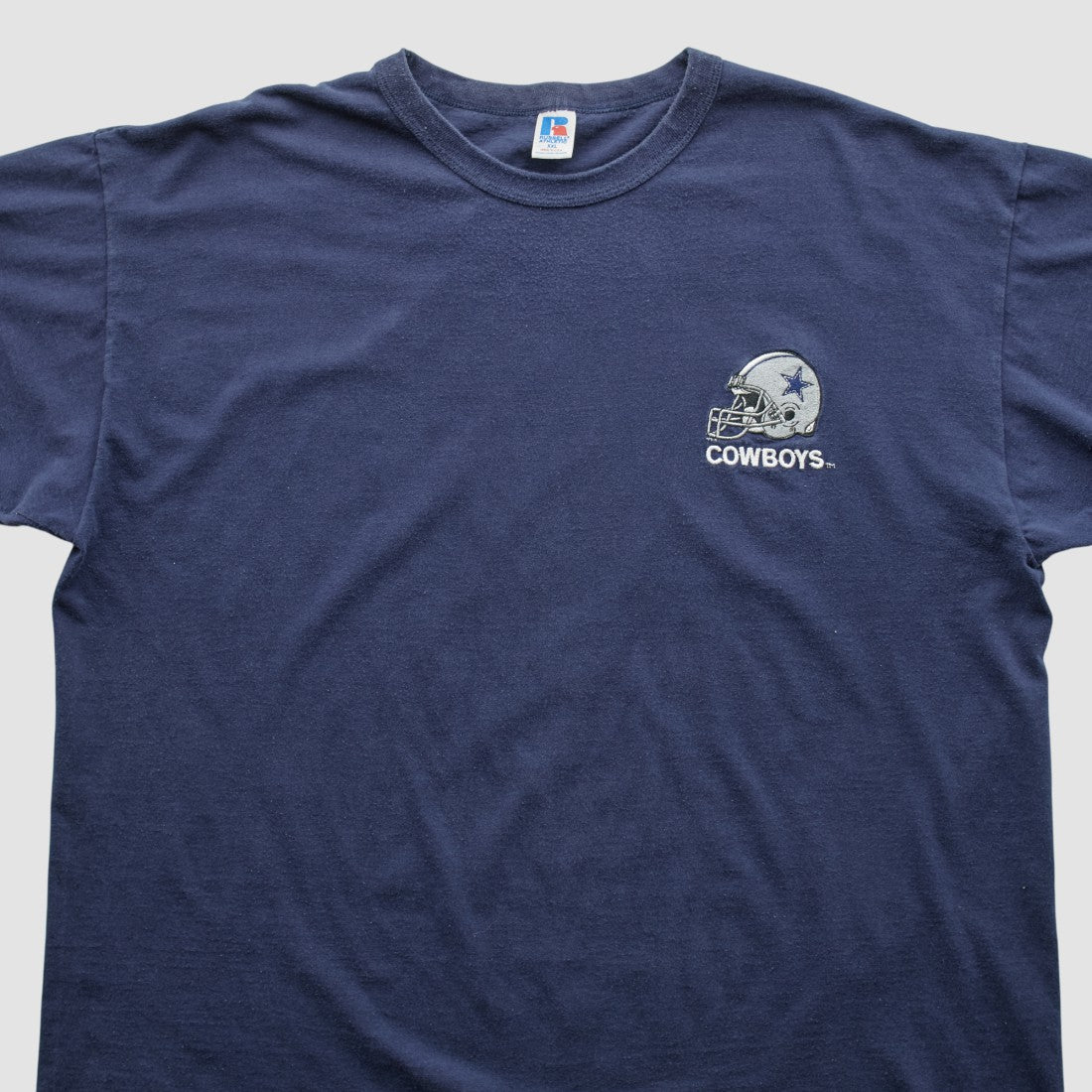 Dallas Cowboys Russell 90s T-shirt - Navy Vintage discount