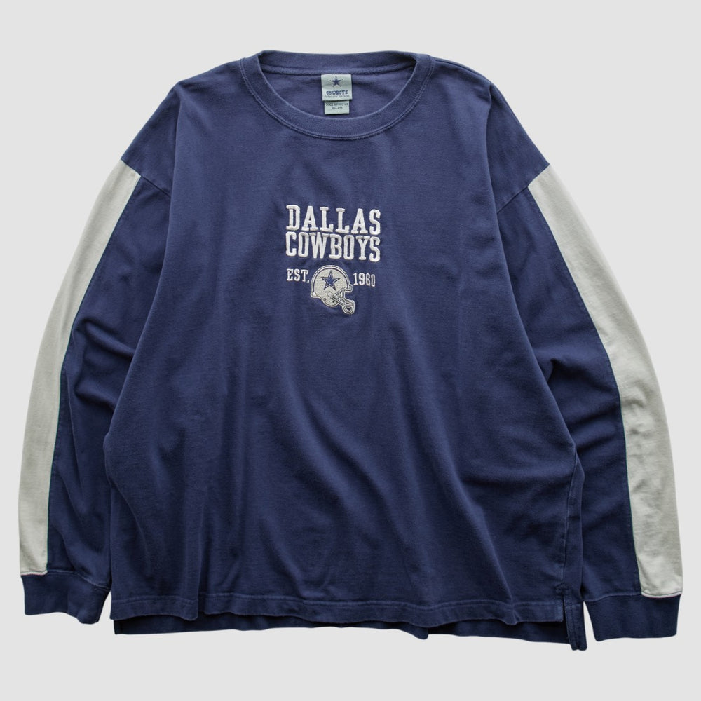 Dallas Cowboys 2000s Long Sleeve T-shirt - Navy Vintage cheap