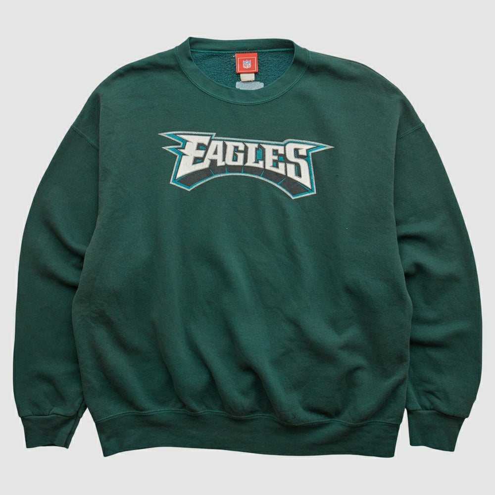 Philadelphia Eagles NFL 2000s Pullover Sweatshirt - Green Vintage for sale