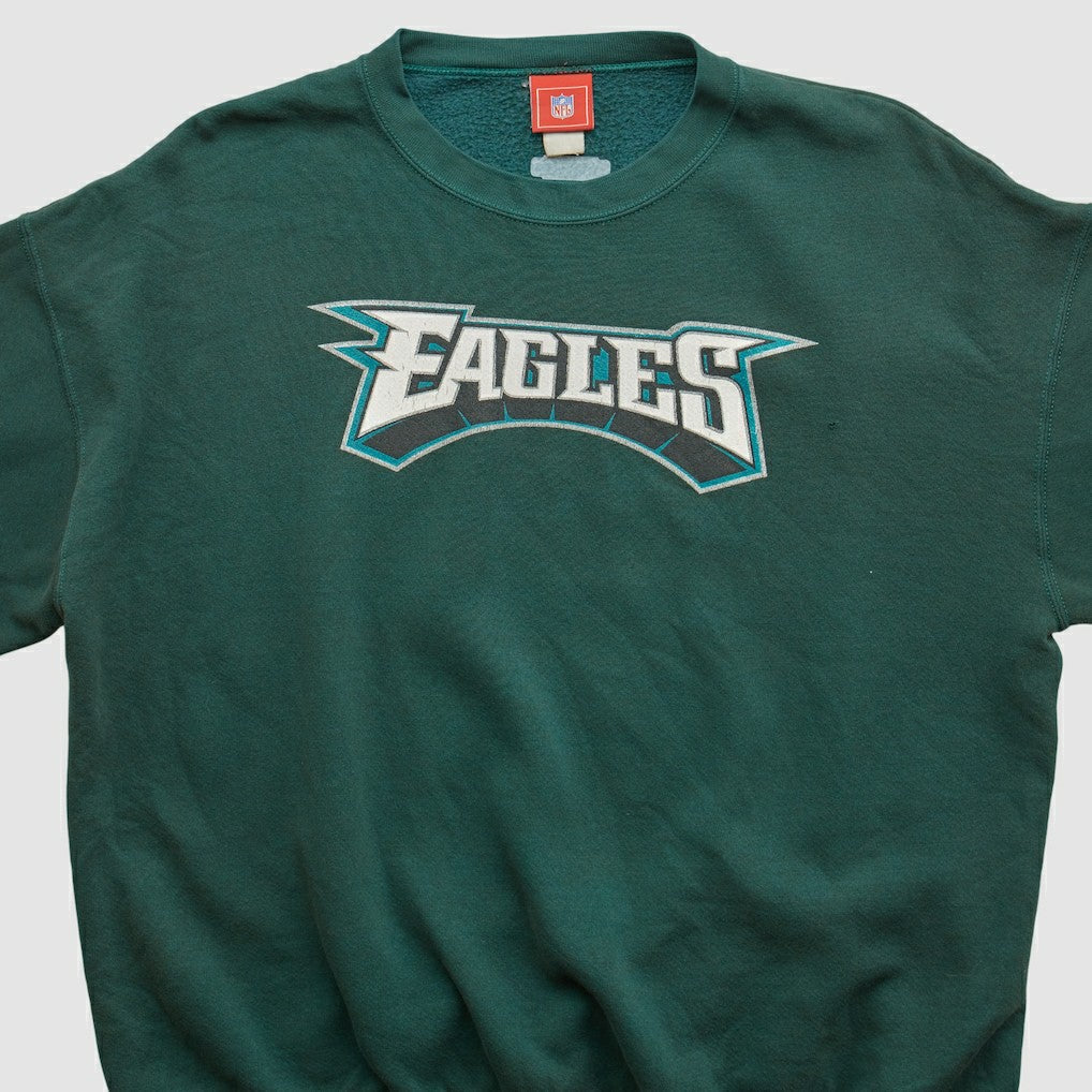 Philadelphia Eagles NFL 2000s Pullover Sweatshirt - Green Vintage for sale