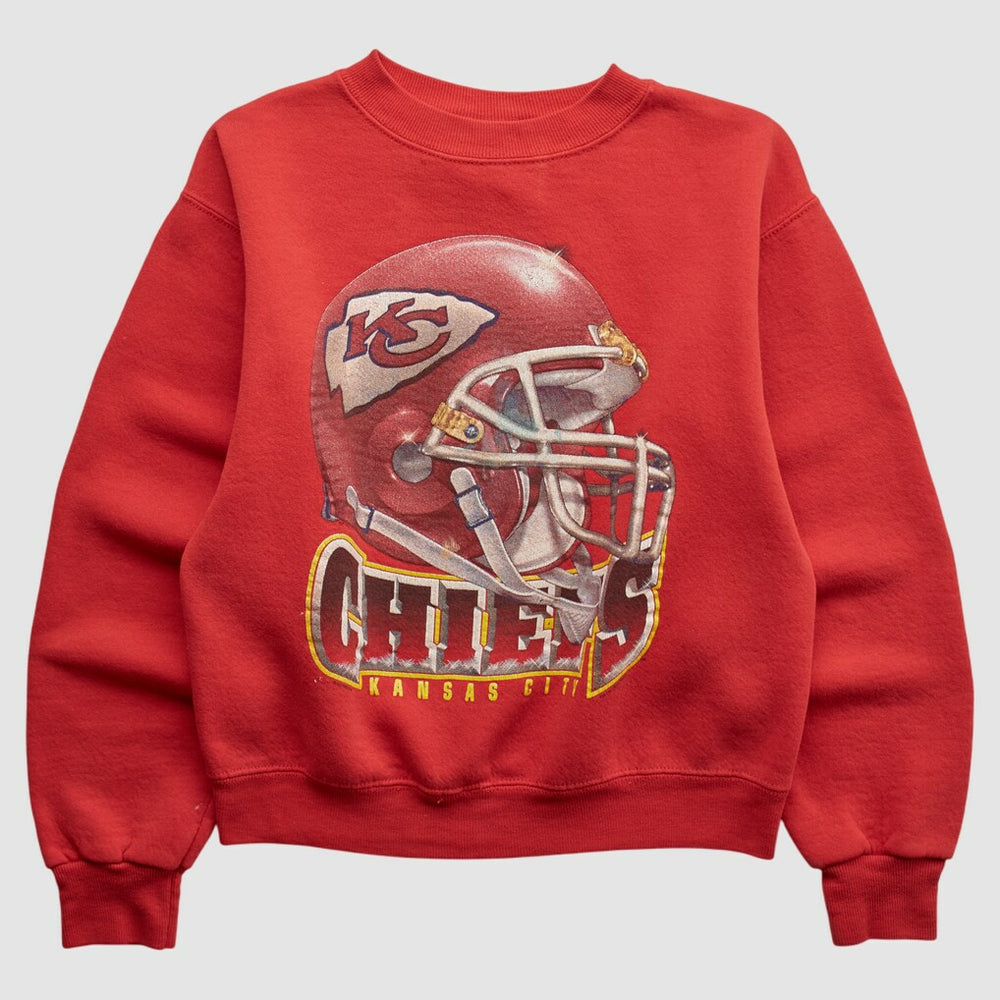 Kansas City Chiefs Lee Apparel 90s Pullover Sweatshirt - Red Vintage outlet