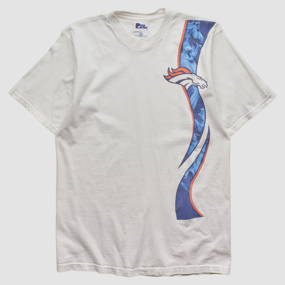 Denver Broncos Pro Player 90s T-shirt - White Vintage online