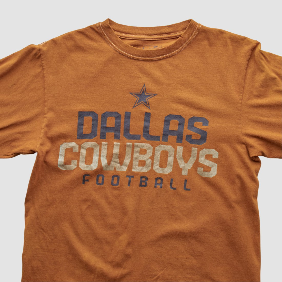 Dallas Cowboys Team Edition Apparel 2000s Long Sleeve T-shirt - Orange Vintage discount