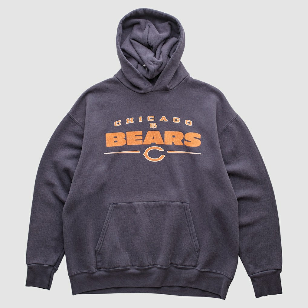 Chicago Bears NFL 2000s Hooded Pullover Sweatshirt - Charcoal Vintage outlet