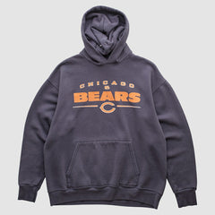 Chicago Bears NFL 2000s Hooded Pullover Sweatshirt - Charcoal Vintage outlet