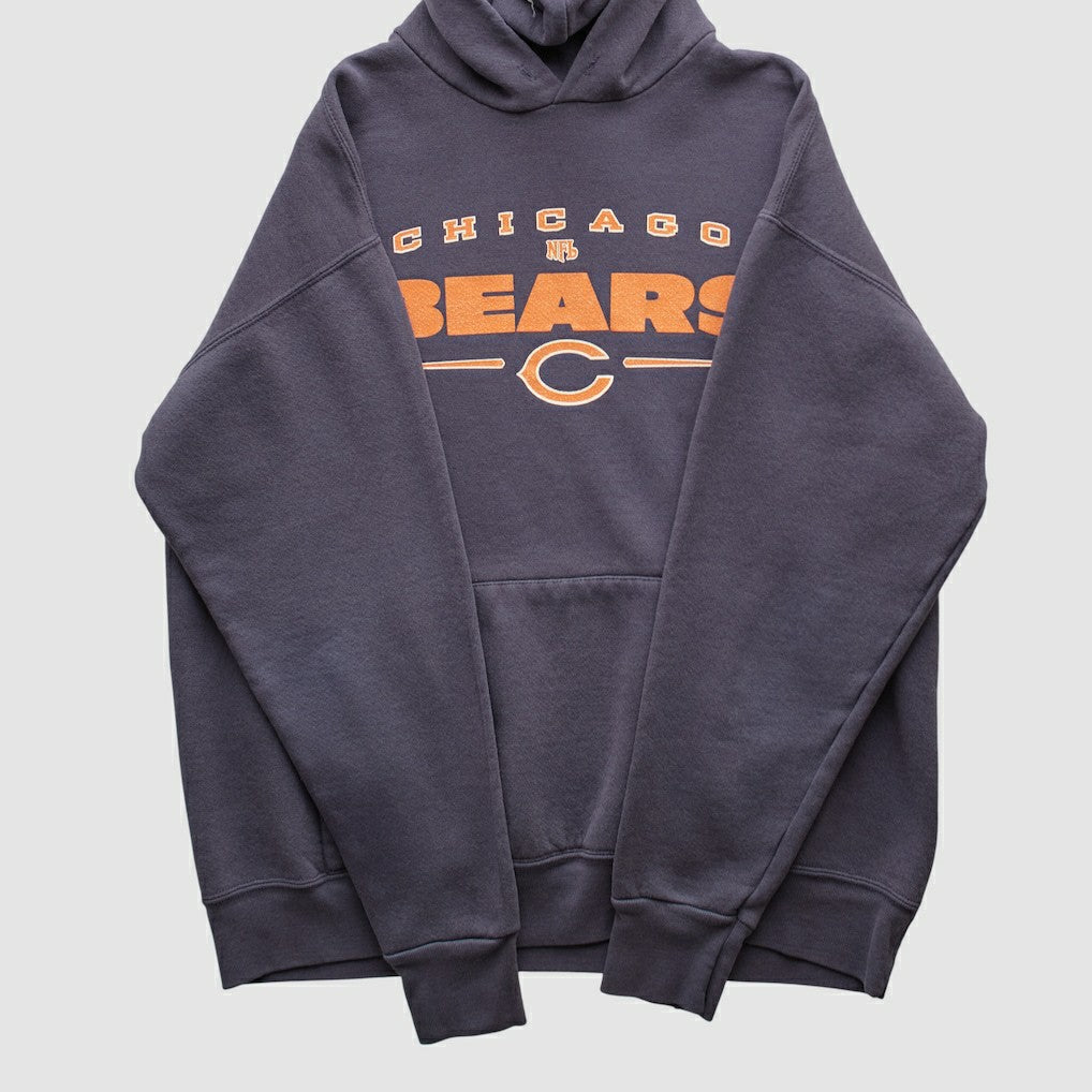 Chicago Bears NFL 2000s Hooded Pullover Sweatshirt - Charcoal Vintage outlet