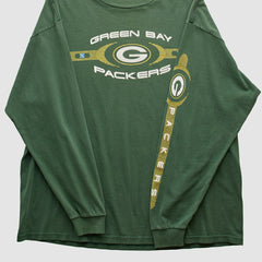 Green Bay Packers 2000s Long Sleeve T-shirt - Green Vintage discount