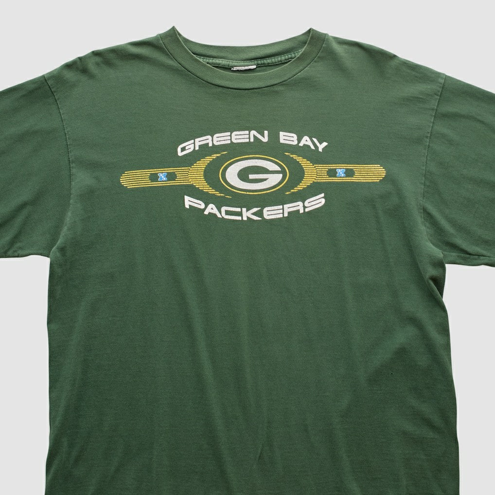 Green Bay Packers 2000s Long Sleeve T-shirt - Green Vintage discount