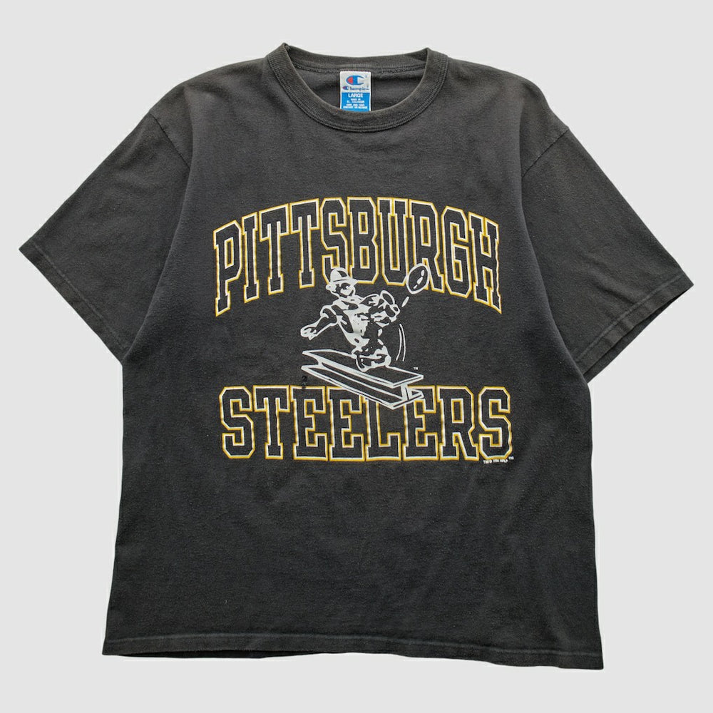 Pittsburgh Steelers Champion 1994 T-shirt - Black Vintage discount