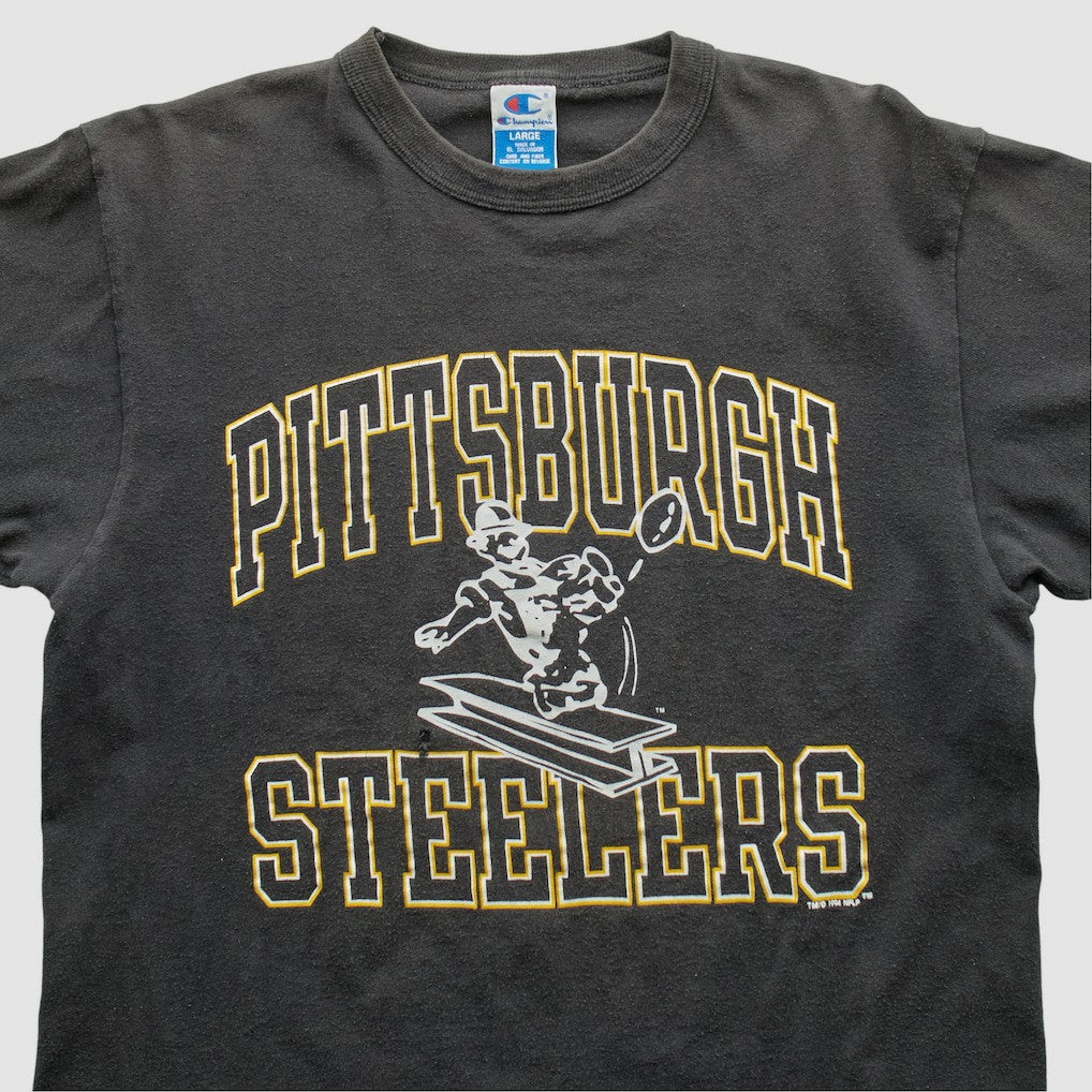 Pittsburgh Steelers Champion 1994 T-shirt - Black Vintage discount