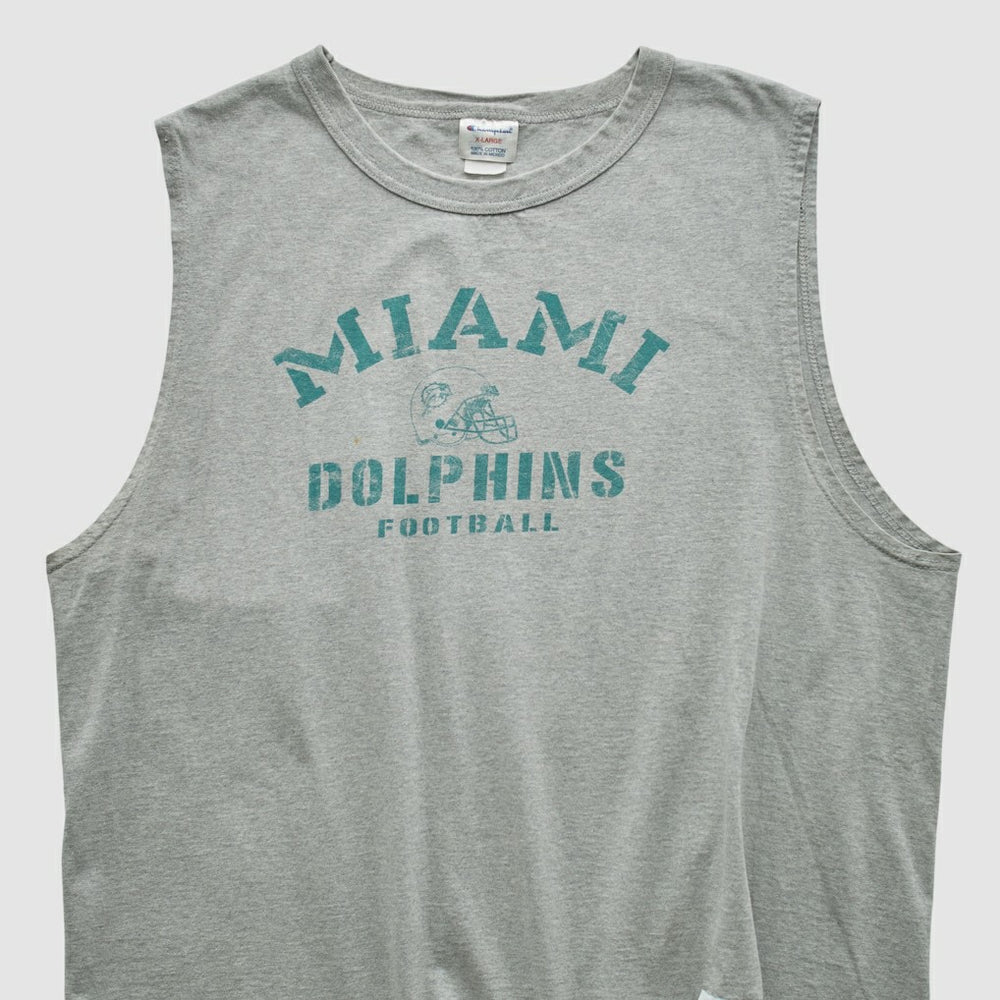 Miami Dolphins Champion 2000s Tank - Heather Gray Vintage for sale