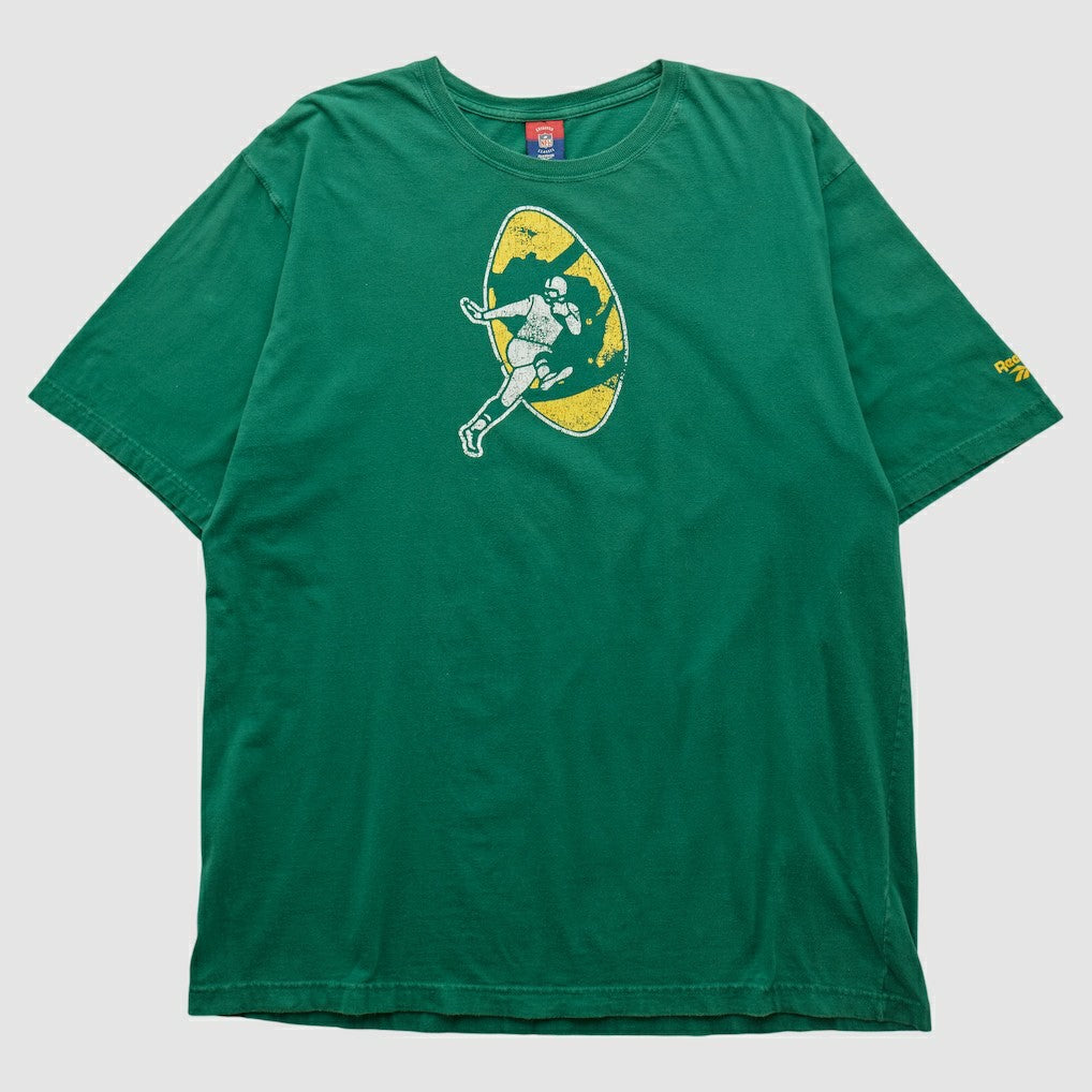 Green Bay Packers Reebok 2000s T-shirt - Green Vintage sale