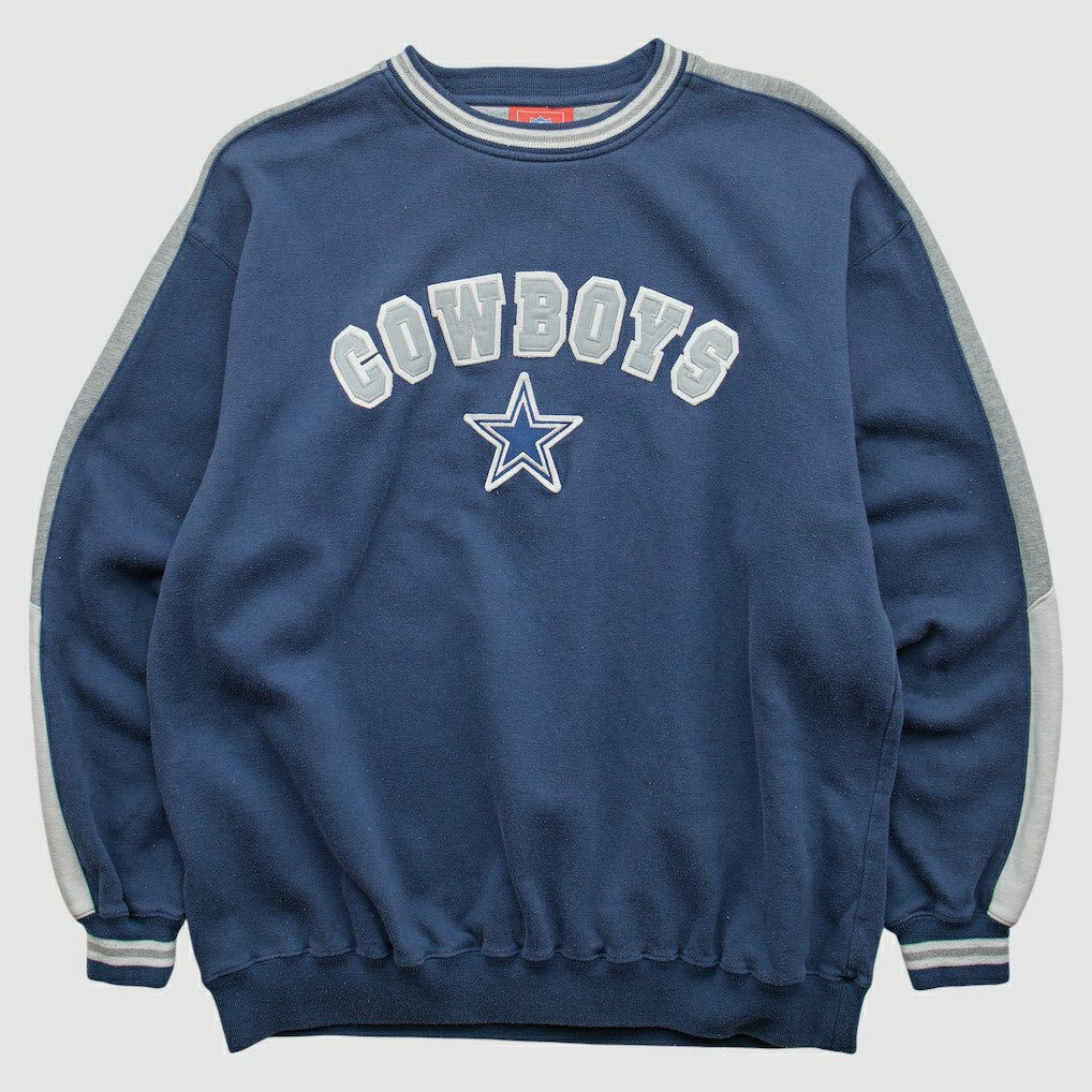 Dallas Cowboys NFL 2000s Pullover Sweatshirt - Navy Vintage for sale