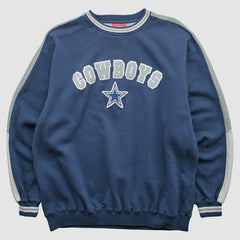 Dallas Cowboys NFL 2000s Pullover Sweatshirt - Navy Vintage for sale