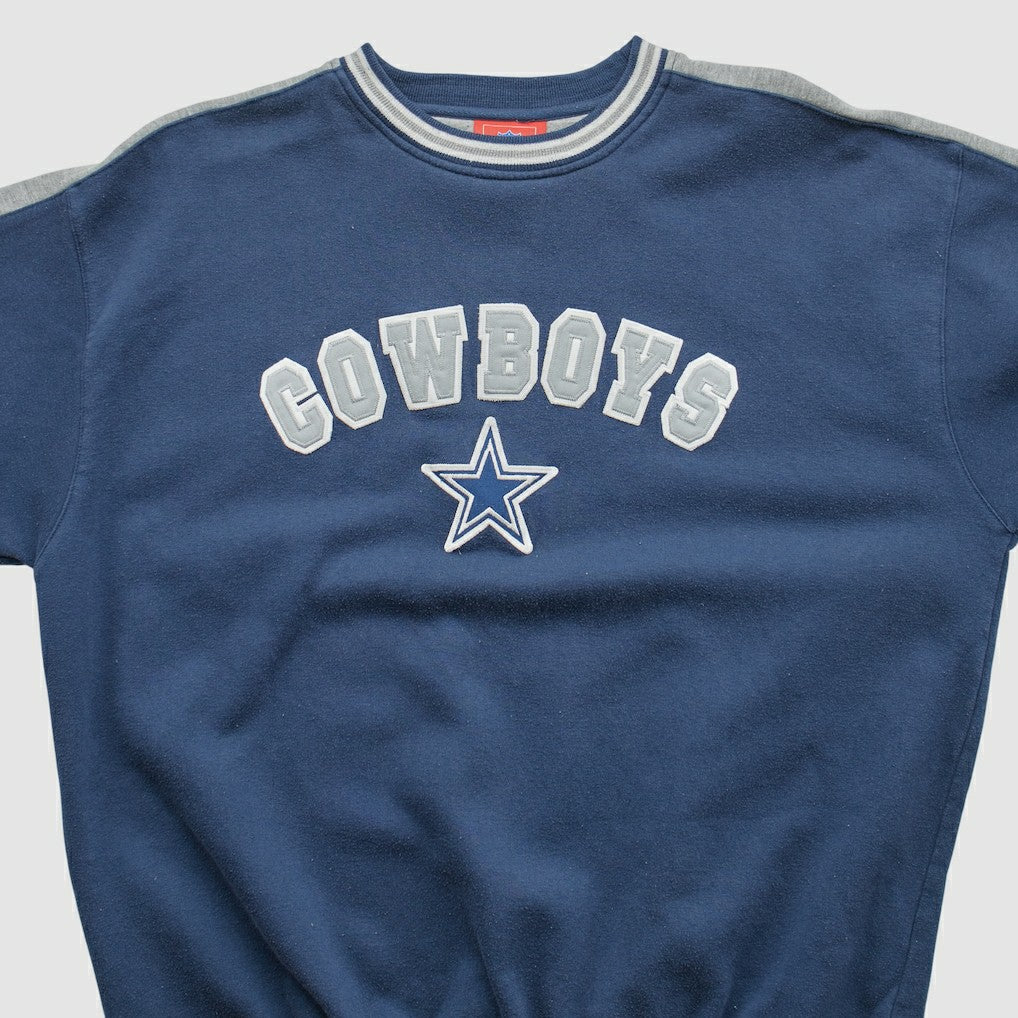Dallas Cowboys NFL 2000s Pullover Sweatshirt - Navy Vintage for sale