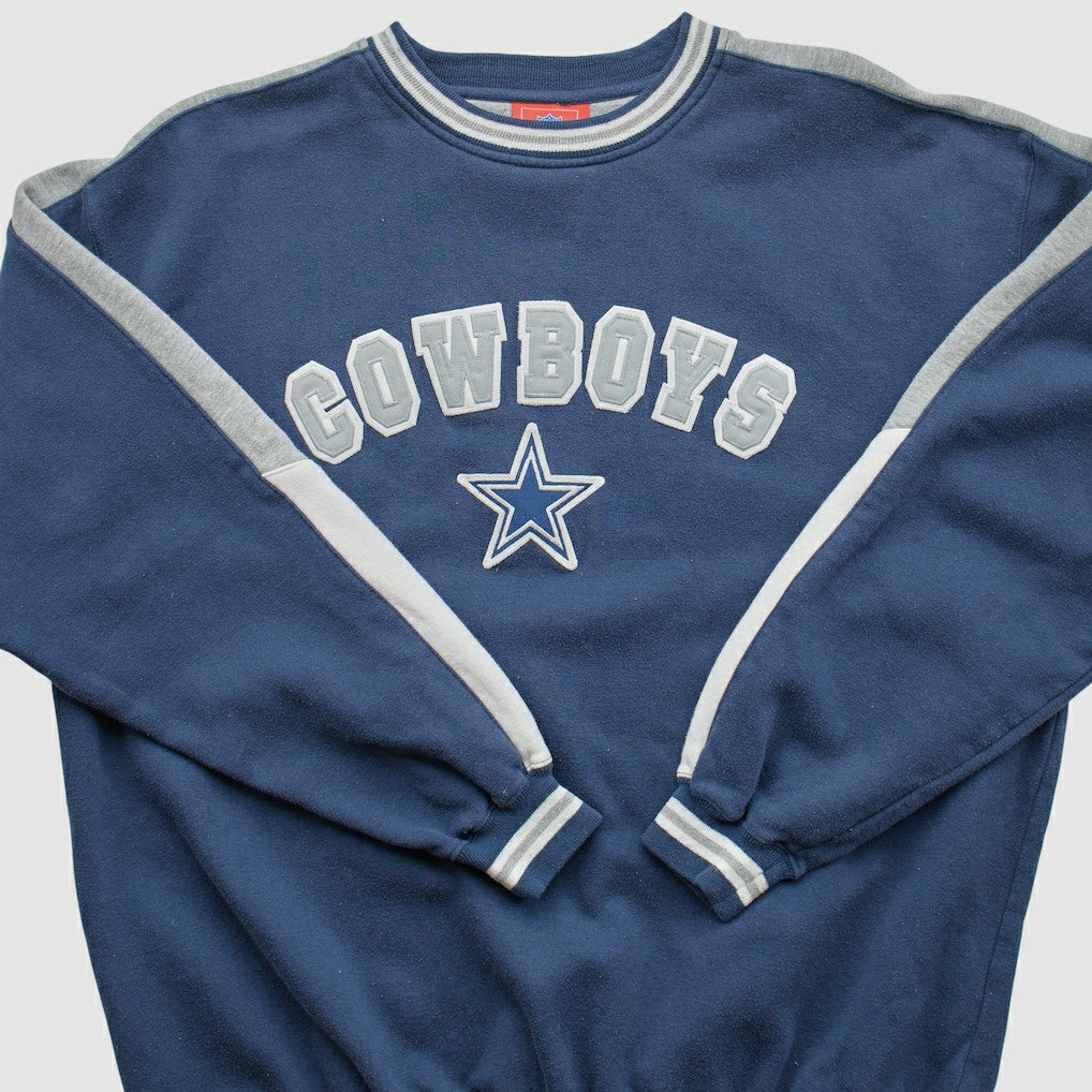 Dallas Cowboys NFL 2000s Pullover Sweatshirt - Navy Vintage for sale