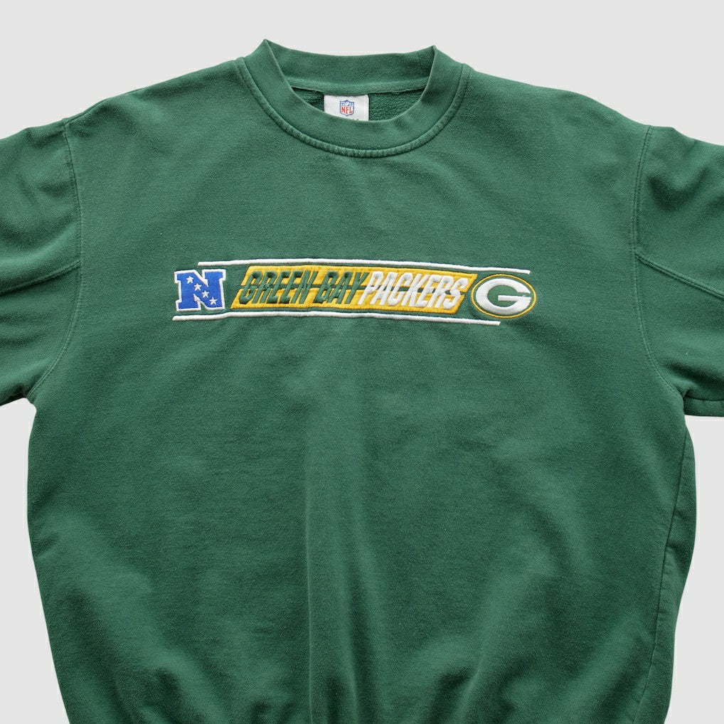 Green Bay Packers NFL 2000s Pullover Sweatshirt - Green Vintage cheap